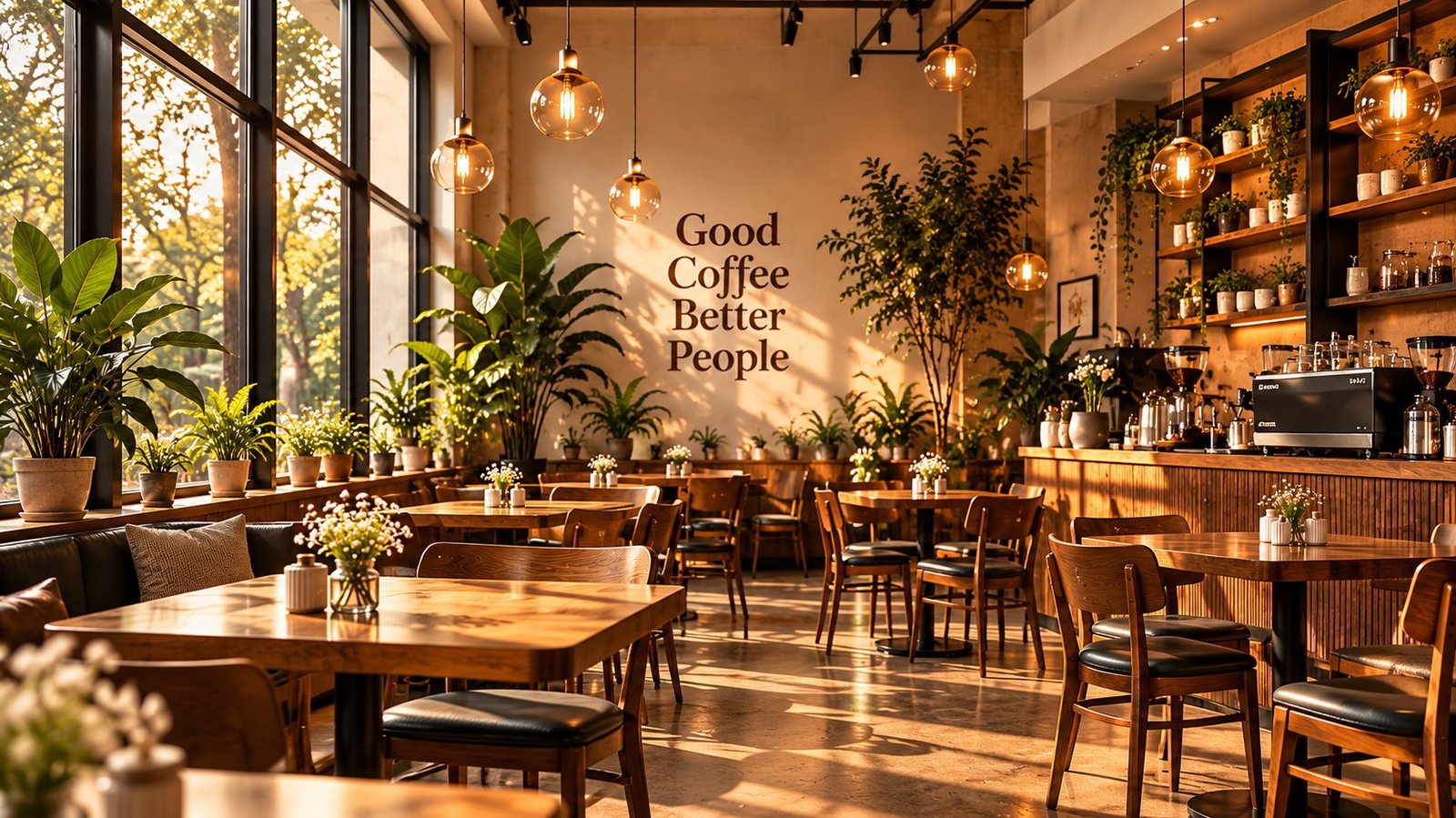 Suasana di dalam Kopi Jam Satu